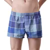 Sous-pants pour hommes plaid pantalons lâches Trunks plus taille