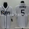 Maglie da baseball Jogging Abbigliamento Jersey Rays Tampa Bay 5# Franco 56# Arozarena