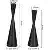 Candle Holders ABSF 2Pcs Taper Candlestick Table Decorative Stand For Wedding Dinning Party Home Decor