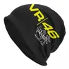 Basker rossi skallies beanies caps män kvinnor unisex hip hop vinter varm stickad hatt vuxen motorcykel racing motorhuven hattar