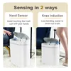 Smart Müll kann 79L Wasserpolster Badezimmer Toilettenmülle Mülleimer Küchenkörbe einstellen Automatische Sensor Wastrohr 240510