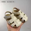 Sandalen kinderschoenen 2024 zomer nieuwe baotou mode kleine en middelgrote strand H240510