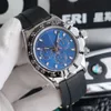 Laojia Lishi Water entièrement automatique 316 Précision Glow Rose Green Black Blue Ghost Mécanical Steel Band Watch0wwe