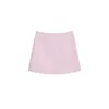 Jupes rose sexy a-line mini jupe femme sweet coréen haute taille chic vintage tout-match slim wrap hip court printemps été