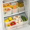 Kylskåp arrangör mat färskt förvaringslåda kylskåp sidor förvaringslåda för hemmat behållare organisörer de rangement
