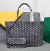 2024 Designerväska Fashion Handväska Tygväska plånbok läder messenger axel bärande handväska kvinnors väska stor kapacitet sammansatt shoppingväska