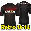 Retro 2013-14 Jerseys de football Flamengo Josiel Fabinho Emerson Zico Adriano Football Shirt