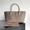 Familie B Weave Hop-Tasche 8-Zeilen-Originalleder Neu gewebtes Frauen tragbarer Einzelschulter Original Edition Ag