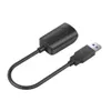 USB7.1 Convertisseur audio indépendant externe 3,5 avec câble et sans lecteur 7.1 Carte son
