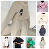 Suisses à piste pour femmes Hoodie Femmes de haute qualité Designer Fashion Fashion Tracksuit pour tenues Sweats à capuche Imprimez le pluin à capuche en deux pièces