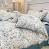Soft Cotton Crib Bedding Set For Girl Bed For Kid Baby Nursery Decor 3PCS Baby Cartoon Bear Bedding Set For borns 240509