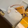 Ladies Designer Fashion 5A Handbag and Checkerboard Large Capacity Shoulder Bag