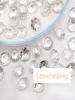 18 kleuren pick500 stcs 10 mm 4 karaat heldere witte diamant confetti faux acryl parel tafeldivering spreiding bruiloft gunsten feest decor285927955122977