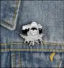 Pins Brooches Jewelry Outdoor Adventure Travel Camera Mountain Flower Cowboy Backpack Badge European Unisex Alloy Enamel Clothes P8653043