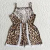 Vêtements Fashion Baby Girls Girls Leopard Print Lace Jumps Cuit Boutique Boutique Enfants Vêtements RTS Bodys Body