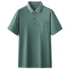 Мужские Polos 8xl 7xl 6xl Summer High Cont Brand Solid Color Рубашки для мужчин Tops Casual Loak Mens Polo рубашка с коротким рукавом Homme 2024