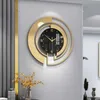 Wanduhrs Leichte Luxusuhr Mode Home Dekoration Anhänger Hotel Wohnzimmer Lobby Hanging Uhr q240509