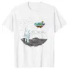 T-shirt féminin T-shirt en astronaute de terre plate Flatue