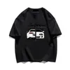 S4xl japonais Anime Car Imprimé Coton Men Tshirts Summer Summer Sleeve Graphic Femmes Fashion Streetwear T-shirts 240506