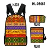 Plecak harajuku fajny styl etniczny 3D print 3PC/Ustaw źrenicy szkolne torby szkolne laptopa plecak na pochyłości torby na ramię ołówek