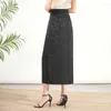 Skirts 2024 High-end Ladies Skirt Minifalda Mujer Faldas Largas Elegantes Sexy Girl Vestidos De Casual Aesthetic Summer