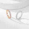 Nouvelles arrivées Brand dupe de haute qualité 925 Bague de diamants en argent sterling pour les femmes