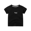 T-Shirts 2024 Sommer Neues Jungenbrief Druck T-Shirts Kinder kurzärmelig O-Neck Cotton Top T-Shirt Childrens Clothing 2-10 Jahre Airdropl2405