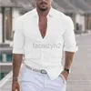 Camisetas para hombres más camisetas polos 2024 Nuevos algodón de verano para hombres Camisa de playa de algodón y lino