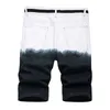 Herren-Shorts 2022 Sommer Neue Modemenschen gerissener Kurzjeans Marke Bermuda Cotton Casual Shorts Vaqueros Hombre Denim Shorts 28-42 J240510