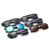Okulary przeciwsłoneczne spolaryzowane okulary przeciwsłoneczne Unisex czarne oprawki męskie Uv400 Driving and Travel Ultra Light Anti Glare Gogle Q240509