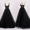 Настоящий образец 2018 Винтажные черные свадебные платья с кружевными аппликациями спагетти ремешков возлюбленные