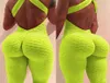 Women039S Sports Rückenless Playsuit Fitness -Strumpfhosen Jumpsuits Kostüm Yoga Anzug Fitnessstudio Bodysuit Tracksuit Push Up Running Sport 8270002