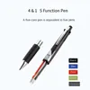 1PCS Uni Jetstream MSXE5-1000 Multifunctionele pen 0,38/ 0,5/ 0,7 mmfour Color Ballpoint Pen0.5mmpencil Japans briefpapier 240509