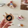 Openers Blank Diy Beech Wooden Round Shape Bottle Opener Coaster Fridge Magnet Decoration Beer Custom Logo Home Garden Kitchen Drop D Otv8C