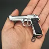 Nowy 1: 3 pełny metal beretta 92F pistolety pistoletowe wisiorki