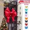 Decorative Figurines Christmas Tree Decoration Big Bow EVA Shop Display Wedding Arch Decor Birthday Party Prop Festivity Occasion DIY Red