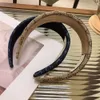 Varumärkesdesigners G Letter Hårband Kvinnor Pannband Material med etikettkaffeblått för grossist