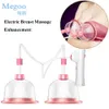 Instrumento de aprimoramento de massagem elétrica de mama elétrica com um único e duplo e duplo a vácuo para a fixação do alargamento Q240509