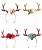 Regalos de diadema de Navidad Mujeres Girs Kid Cierras de ciervo navideño Disfraz de la banda del cabello del cabello NUEVA Cabello floral 3103481
