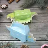 3pcs Geschenkverpackung 10pcs Dinosaurierparty Cookie Box für Babyparty Süßigkeiten Behandlungen Kinder Geburtstag Hochzeit Geschenke Papier ES Verpackung