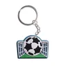 Keychains lanyards sportvoetbal sleutelhanger hanger PVC zachte lijm DIY Decoratieve buckle Backpack Amazon Gift Groothandel