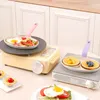 Pannor mini matlagning kastrull 2-håls aluminium pannkaka pan non-stick lätt att rengöra köksredskap för alla spiskökverktyg