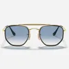 Lunettes de soleil à double pont Fashion Hexagonal Sunglass Womens Mens Sun Glasses des Lunetes de Soleil Man Eyeglasss avec étui en cuir et 219h
