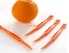 2pc Pack Creative Long Section Orange Peeler Peel sinaasappelsap compact en praktische helper ZZ