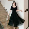 Платья для вечеринок женское летнее платье 2024 Офисная леди Корея Стиль умол