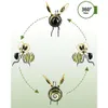 Istatue Solar-powered Hanging Bee Light Metal LED Bugs with Bouncy Springs - Solar Fairy Lights for Outside Garden Decor Backyard Balcony Porch Spring