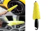 Car Wash Portable Microfiber Wheel Tire Rim Brush Cars Wheels Auto Cleaning For Cares With Plastic Handle Car Washs Detailing Tool5477319