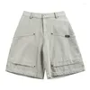 Shorts maschile estate giapponese streetwear cargo di alta qualità per uomo abbigliamento y2k harajuku pantaloni da basket in cotone casual coreano