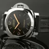 Montre aux bracelets pour hommes Panerai Luminor 1950 Series Limited Automatic mécanique MECHEMENT METROBLE DATE DE STOCKAGE transparente Affichage étanche Swiss Watch Pam00608 44 mm