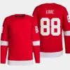 #88 Patrick Kane Detroit Hockey Jersey #71 Dylan Larkin Alex Debrincat Moritz Seider Perron Gordie Howe Pavel Datsyuk Steve Yzerman Lucas Raymond Red Wings Jerseys